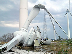 Wind Turbine Collapse Kyoto