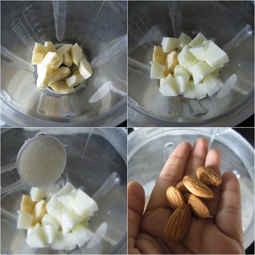 Apple Milkshake{with Almonds&Cinnamon}-step1