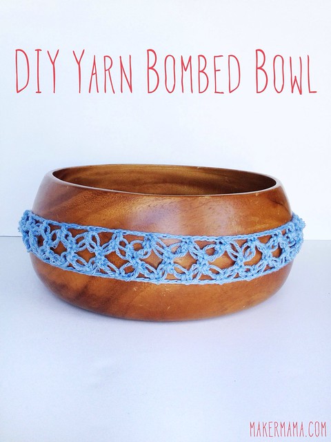 DIY Yarn-Bombed Bowl