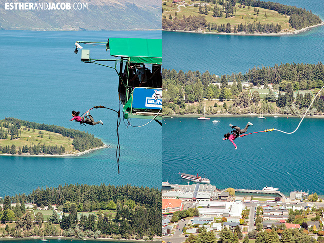 The Ledge Bungy Queenstown | Day 4 New Zealand Sweet as South Contiki Tour | A Guide to South Island
