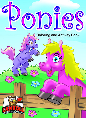 Landoll Publishing Company :: "PONIES" Coloring & Activity Book (( 2013 ))