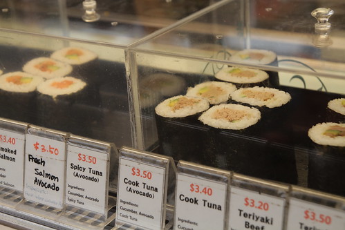 Sushi stall at Fremantle Markets