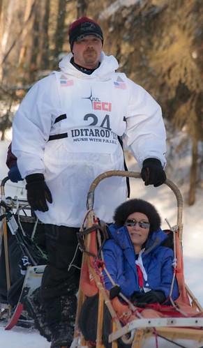Aaron Burmeister on his 14 Iditarod race