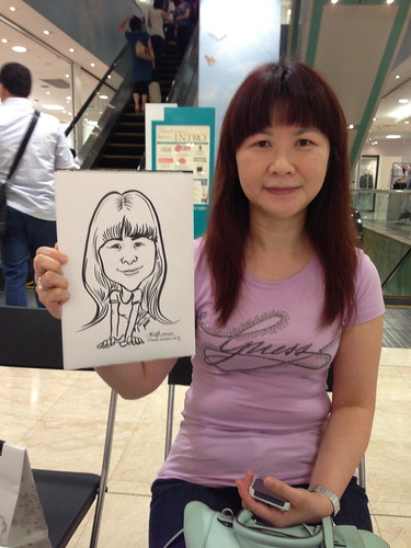 caricature live sketching for Takashimaya Good Friday Special - 6