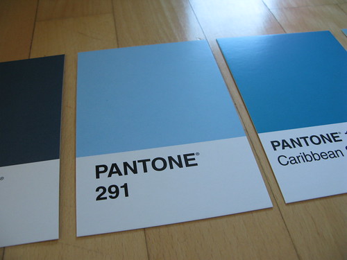 Pantone postcards