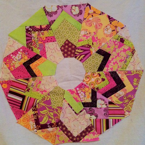 Wedge blocks by Scrappy quilts