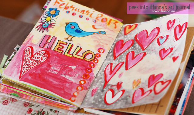 Art Journaling 2013: Hello Sweetheart