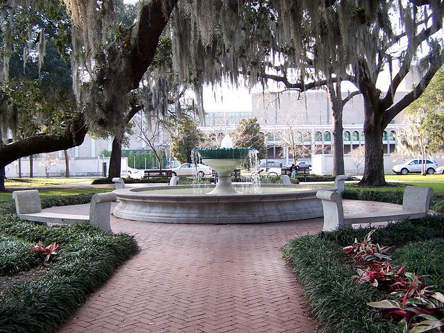 German Memorial Fountain, Orleans Square, Savannah, Georgia | Flickr