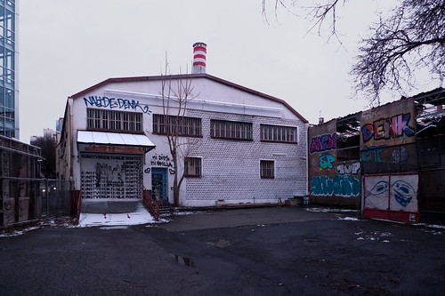 Gebäude Kunstverein Familie Montez leer und ungenutzt. Februar 2013