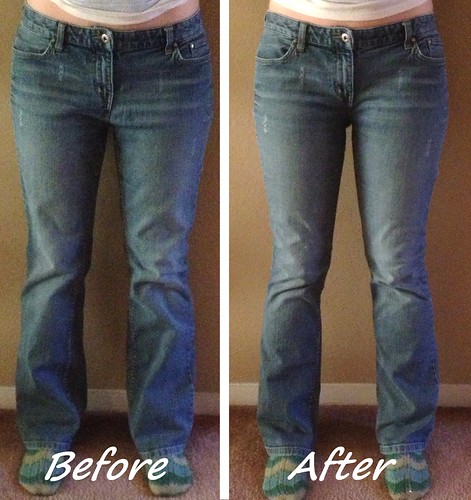 Jeans Refit Before & After
