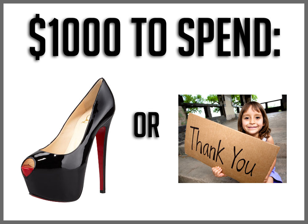 Article | $1000 to spend: Louboutins or...?