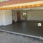 Garage Slab Replaced With Level Slab For Room Conversion