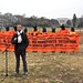 Ramzi Kassem calls for the closure of Guantánamo in front of the White House