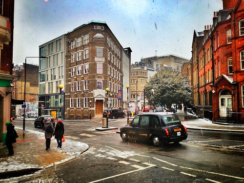 Snowy London by Siim Teller