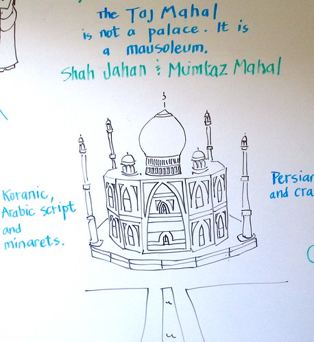 Taj Mahal sketch by trudeau