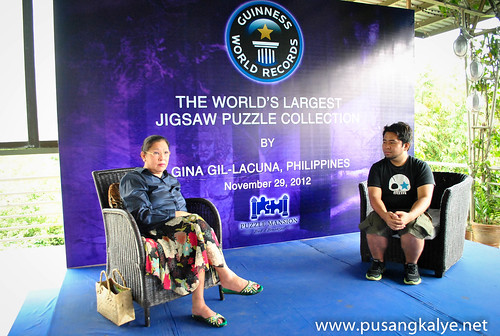 GINA GIL-LACUNA Guiness World Record Holder for the Largest Puzzle Collection