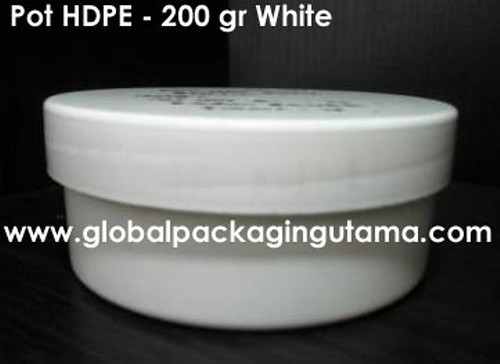 Pot HDPE - 200 gr White