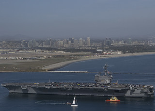USS Ronald Reagan returns to San Diego.