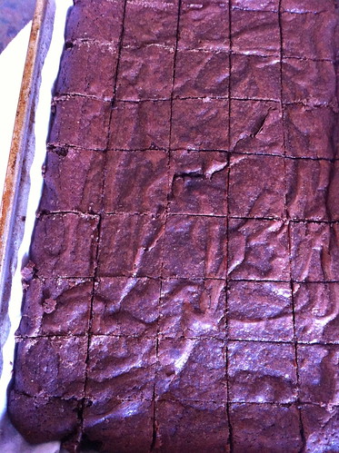 Ras El Hanout Fudgey Brownies - fresh from the oven!
