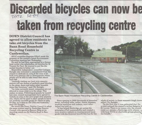 Bicycles can now be recycled by CadoganEnright