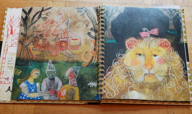 Spread from Creative Illustration workshop