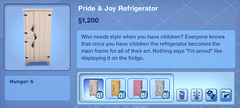 Pride and Joy Refrigerator