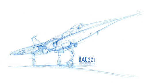 Fairey Delta 2 BAC221 by Stefan Marjoram