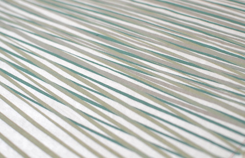 handprinted stripes