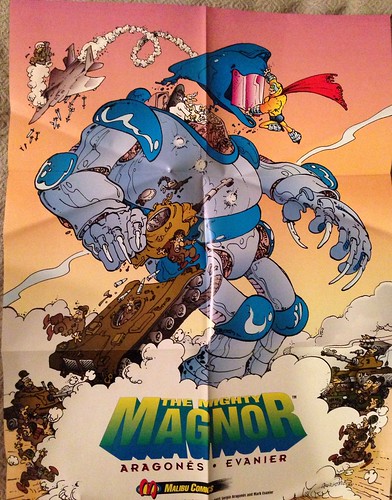 Malibu Comics promo poster #photoaday by acmacom
