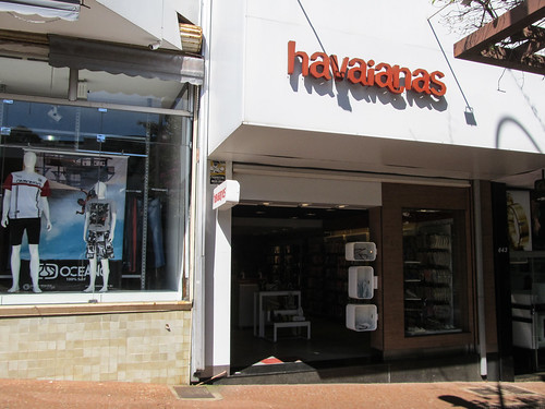 Foz do Iguaçu: le fameux magasin officiel Havaianas, où nous avons acheté nos tongs