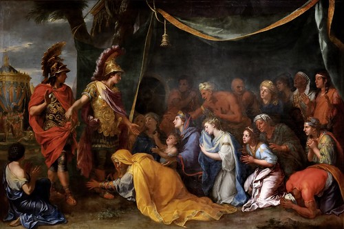 Charles Le Brun - The Family of Darius Before Alexander [c.1660] by Gandalf's Gallery