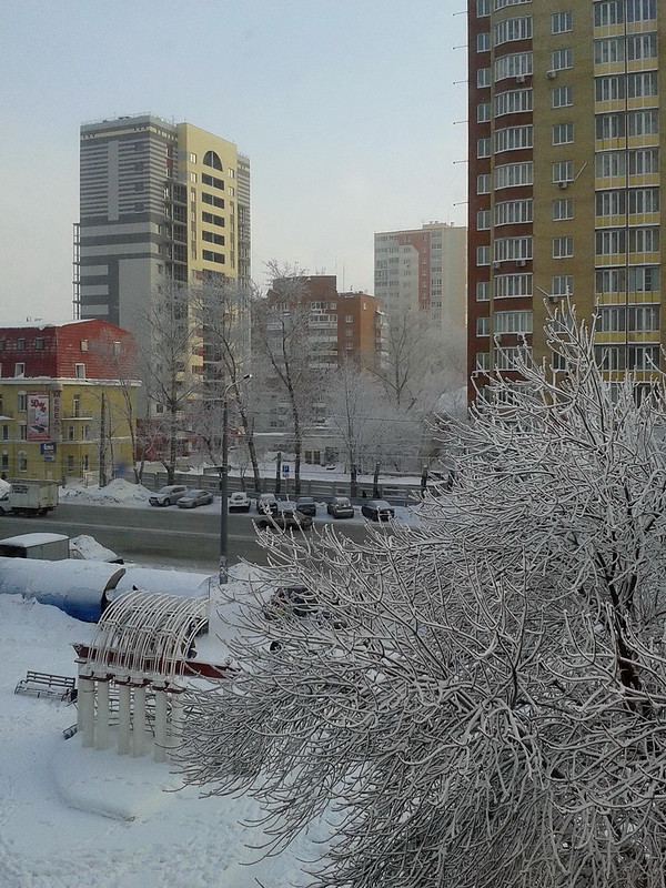 Winter 2012 in Chelyabinsk, Russia