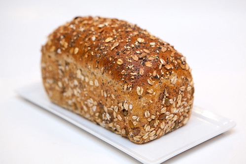 Loaf of cereal bread