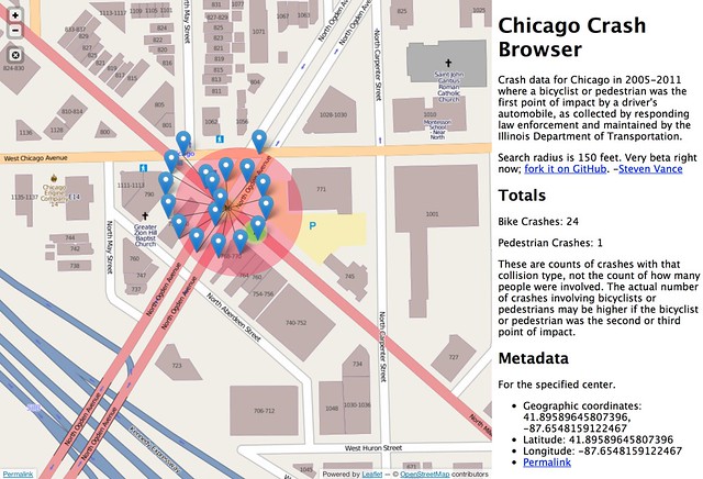 Chicago Crash Browser