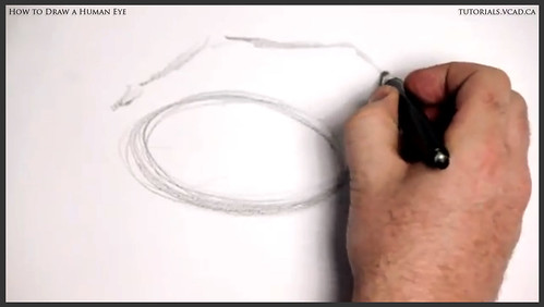 learn how to draw a human eye 002