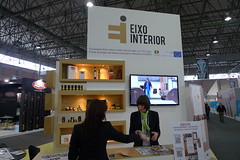 Stand do proxecto EIXO INTERIOR  en Xantar 2012 (Ourense)