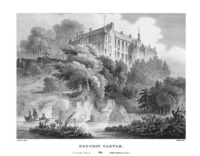  etching: Brechin Castle