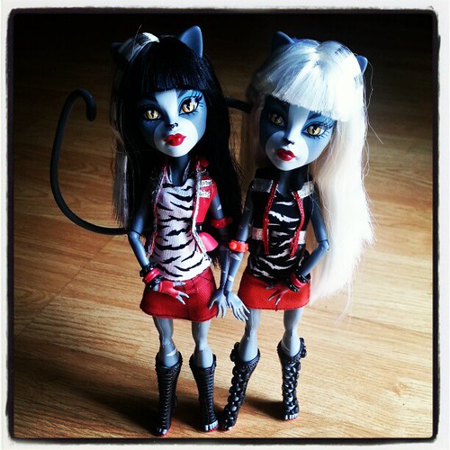 ADAD 27/365 - Monster High Werecat Twins by Among the Dolls