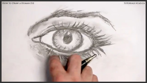 learn how to draw a human eye 027