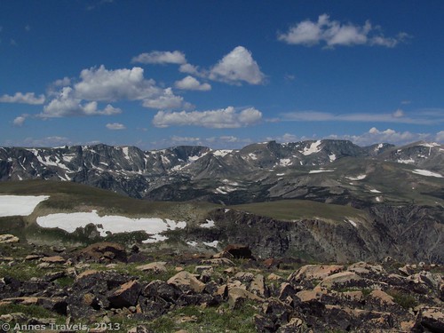 View from Wymont Peak along the Beartooth Highway, Shoshone National Forest, Wyoming