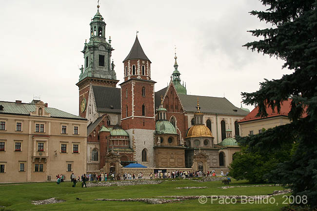 Una vista de la catedral de Wawel. © Paco Bellido, 2008