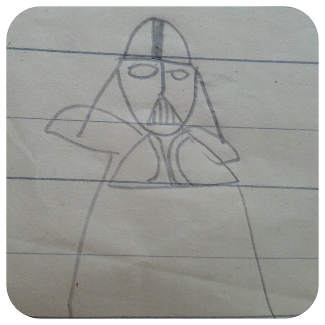 Darth Vader by my husband, when he was 4 :)