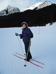 Cross-country skiing for the first time