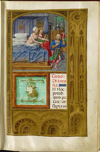 016- Pecados mortales-lujuria-26 recto-GKS 1605 4 º Salterio - 1500-1535- The Royal Library