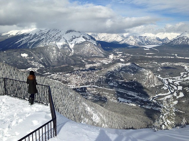 Overlooking Banff Springs Hotel