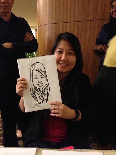 caricature live sketching for South West ComCare Local Network Anniversary Dinner cum ComCare Awards 2013 - x