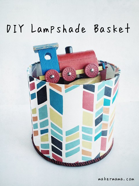 DIY Lampshade Basket