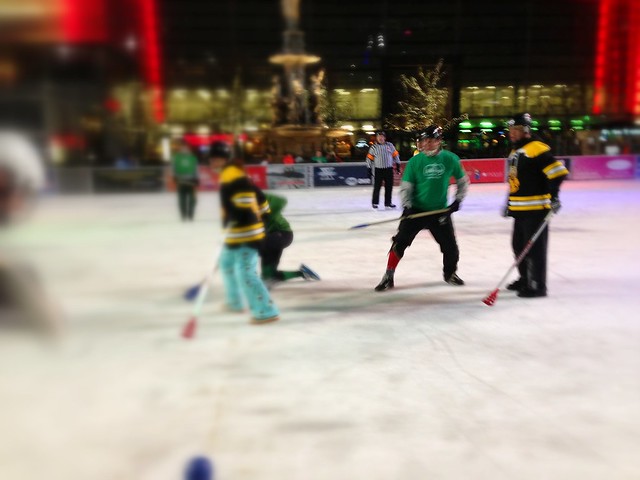 Foutain Square Broomball