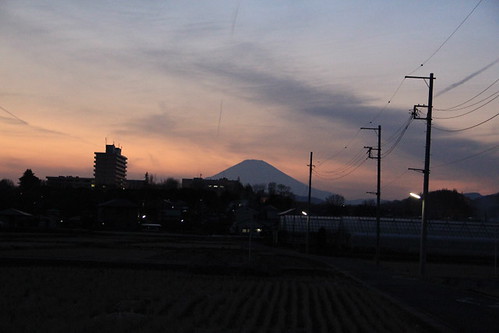Evening glow Mt. Fuji