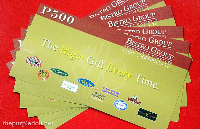 The Bistro Group Giveaway